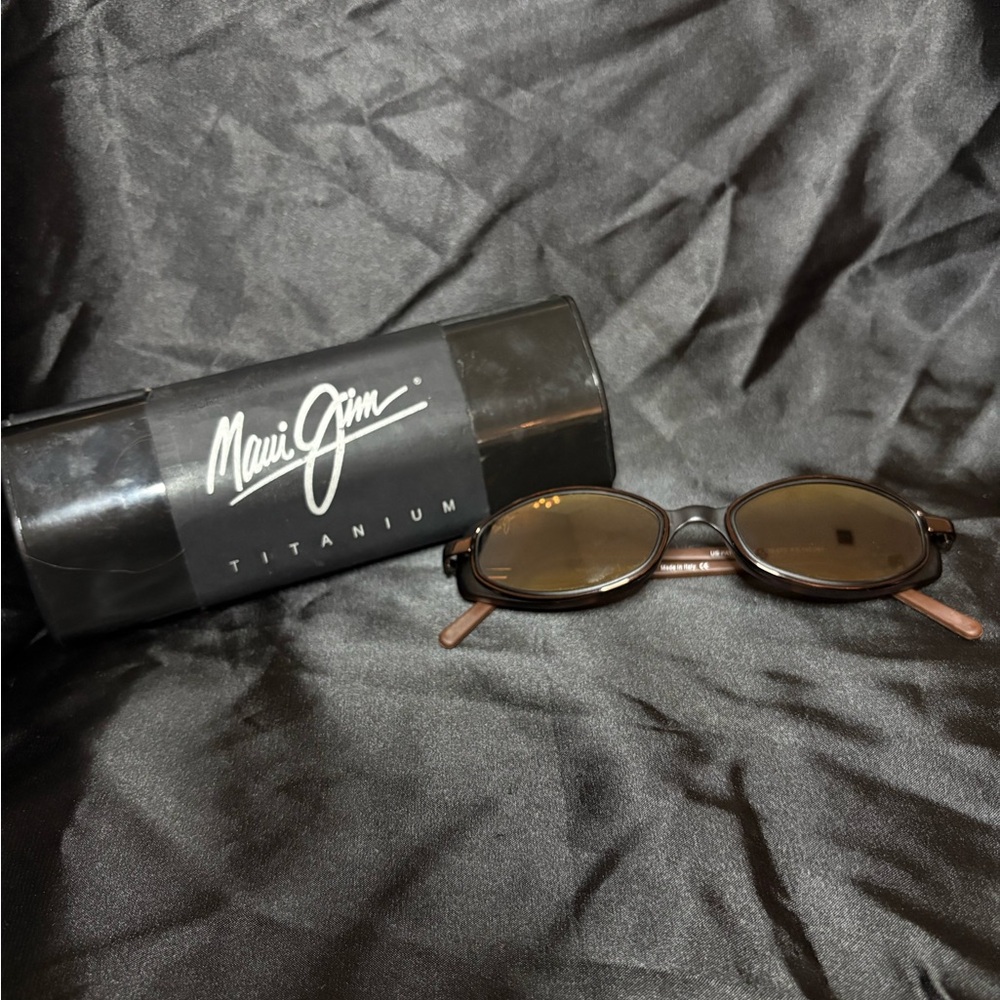 Maui Jim Black and Brown Sunglasses